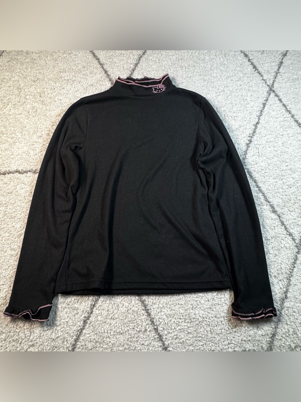 Hello Kitty black long sleeve turtleneck
